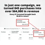 Facebook meta ads rezultati reklama prodaje