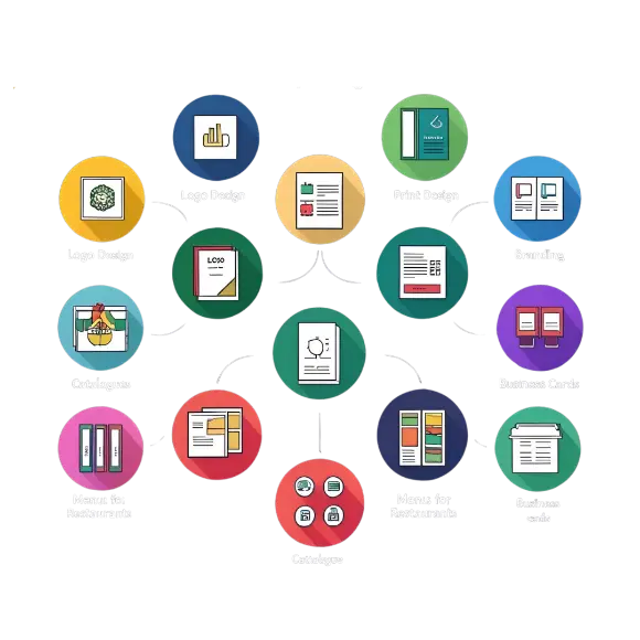 Kreiramo logo dizajn za tvoj biznis ali i i print materijale (vizit karte, flajere, kataloge) koji će odražavati identitet tvog biznisa i ostaviti jak utisak na tvoje kupce.