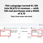 Facebook ads rezultati ROAS prodaje